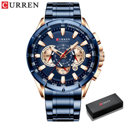 CURRENCasual Sport Chronograph Men's Watches