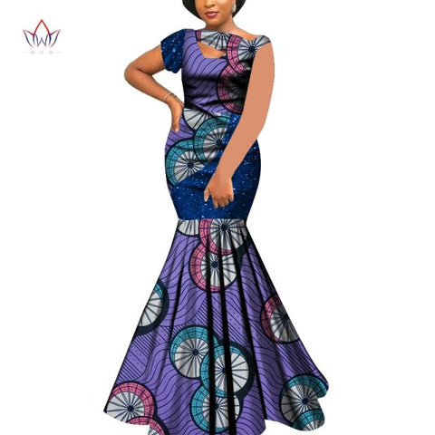 Bazin Riche Style Femme Bodycon Lady Print Wax Plus Size