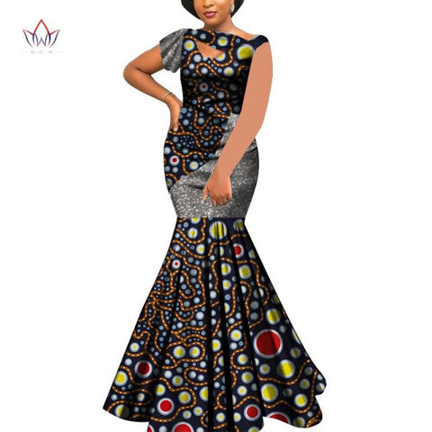 Bazin Riche Style Femme Bodycon Lady Print Wax Plus Size