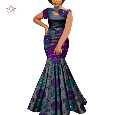 Bazin Riche Style Femme Bodycon Lady Print Wax Plus Size