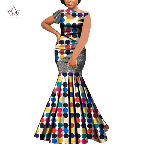 Bazin Riche Style Femme Bodycon Lady Print Wax Plus Size