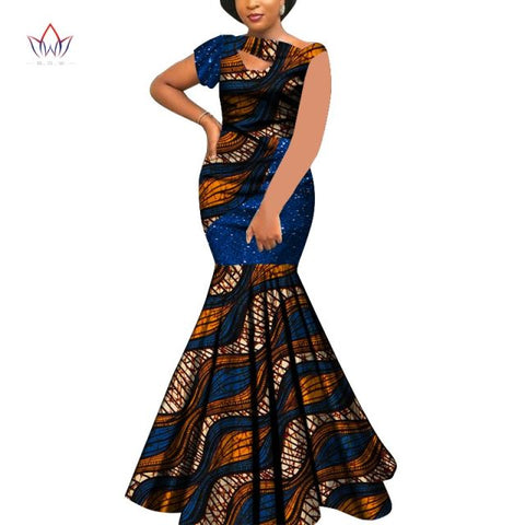 Bazin Riche Style Femme Bodycon Lady Print Wax Plus Size