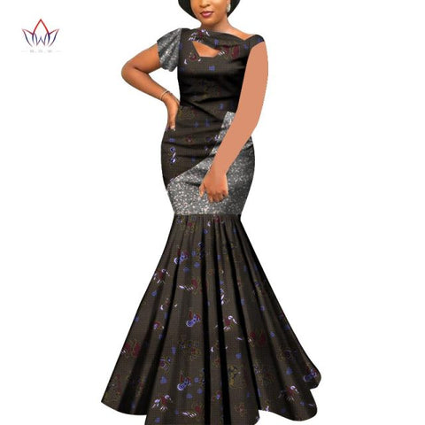 Bazin Riche Style Femme Bodycon Lady Print Wax Plus Size