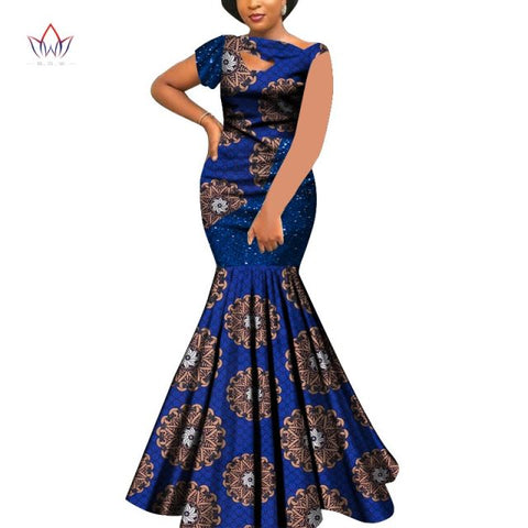 Bazin Riche Style Femme Bodycon Lady Print Wax Plus Size