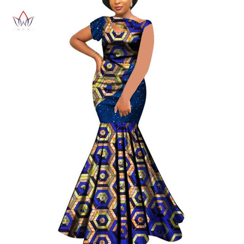 Bazin Riche Style Femme Bodycon Lady Print Wax Plus Size
