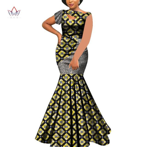 Bazin Riche Style Femme Bodycon Lady Print Wax Plus Size