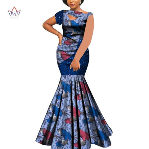 Bazin Riche Style Femme Bodycon Lady Print Wax Plus Size