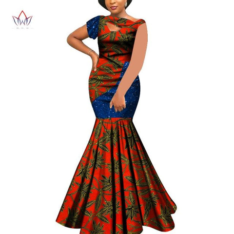 Bazin Riche Style Femme Bodycon Lady Print Wax Plus Size