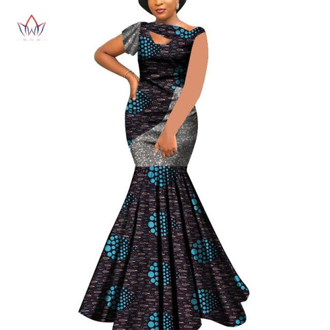Bazin Riche Style Femme Bodycon Lady Print Wax Plus Size