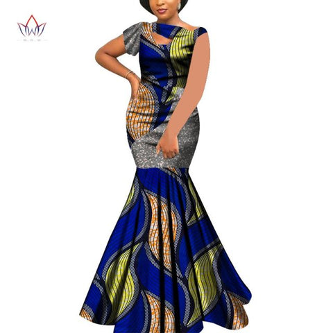 Bazin Riche Style Femme Bodycon Lady Print Wax Plus Size