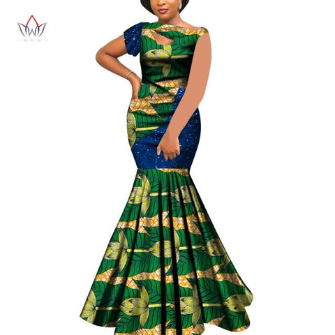 Bazin Riche Style Femme Bodycon Lady Print Wax Plus Size