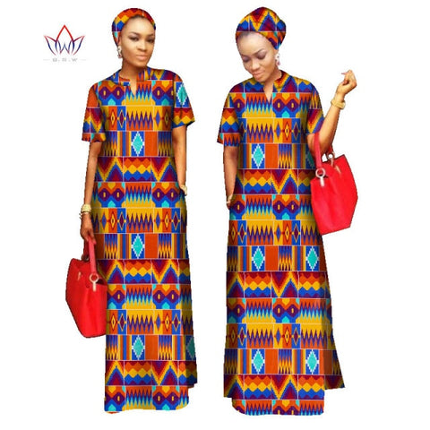 2022 African Styles  100% Cotton  Long Dress for Women