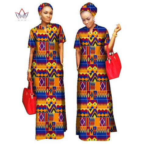 2022 African Styles  100% Cotton  Long Dress for Women